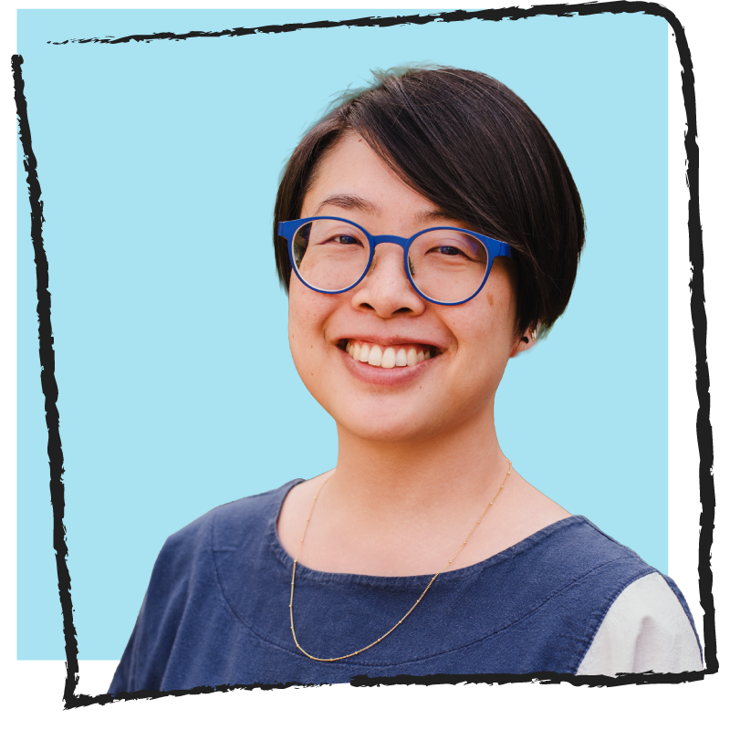 A photo of Julie Man, one of the Workomics team members