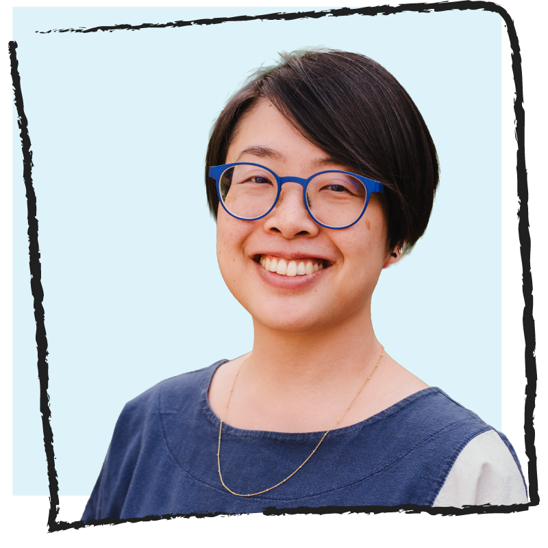 A photo of Julie Man, one of the Workomics team members