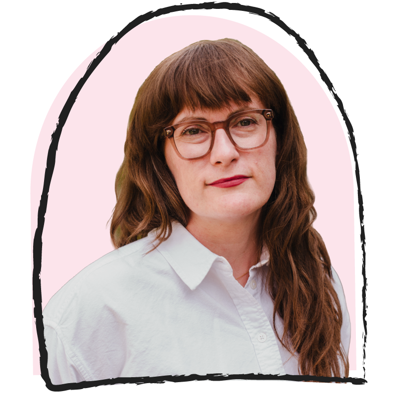 A photo of Lena Rubisova, one of the Workomics team members