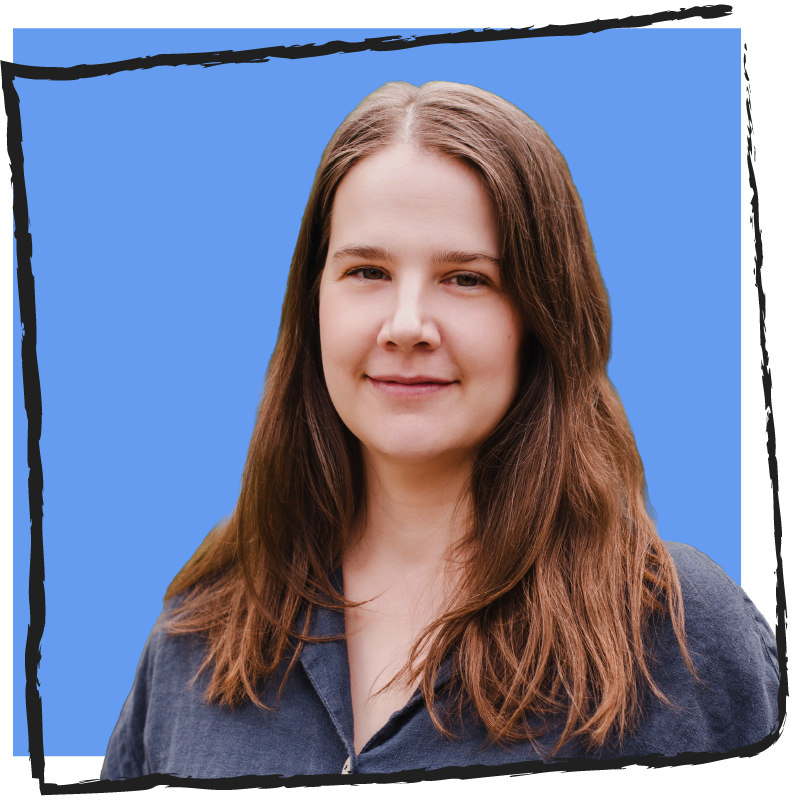 A photo of Nicole Clough, one of the Workomics team members